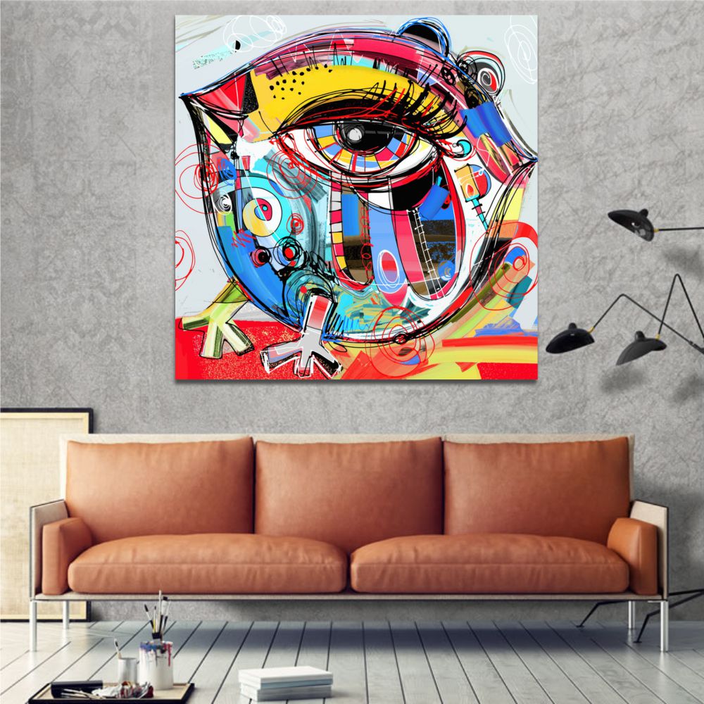 lost with me wall art canvas print